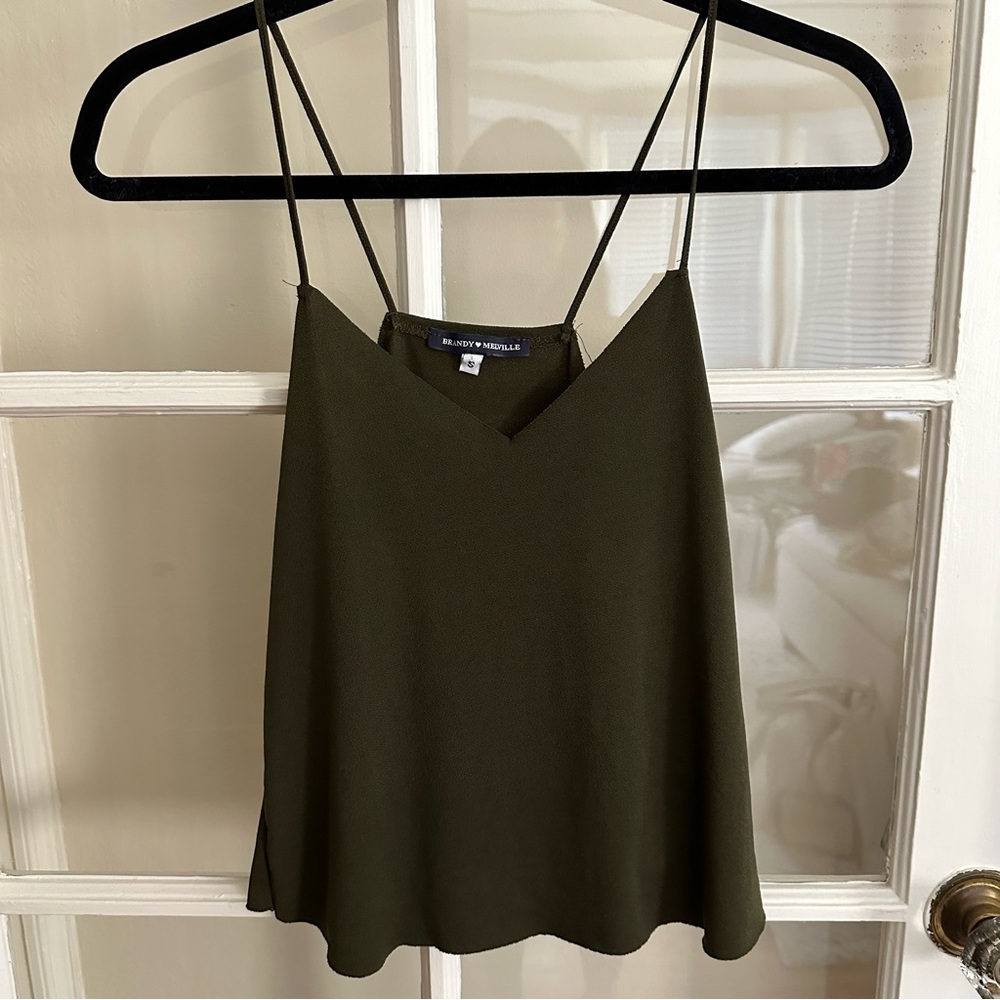 Brandy Melville Green Tank Top RARE